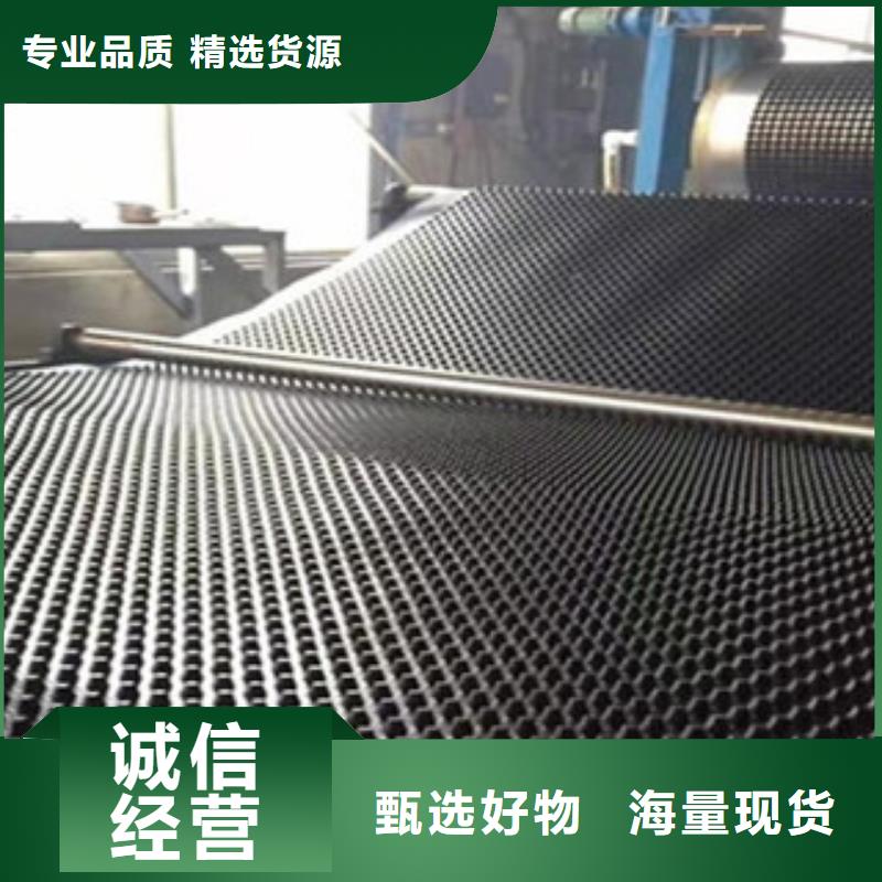 【塑料排水板】-塑料土工格栅高品质现货销售24小时下单发货