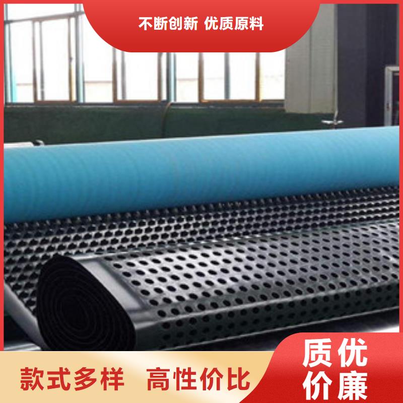 塑料排水板,绿色HDPE蓄排水防水保护板厂家直销售后完善同城 本地域货源