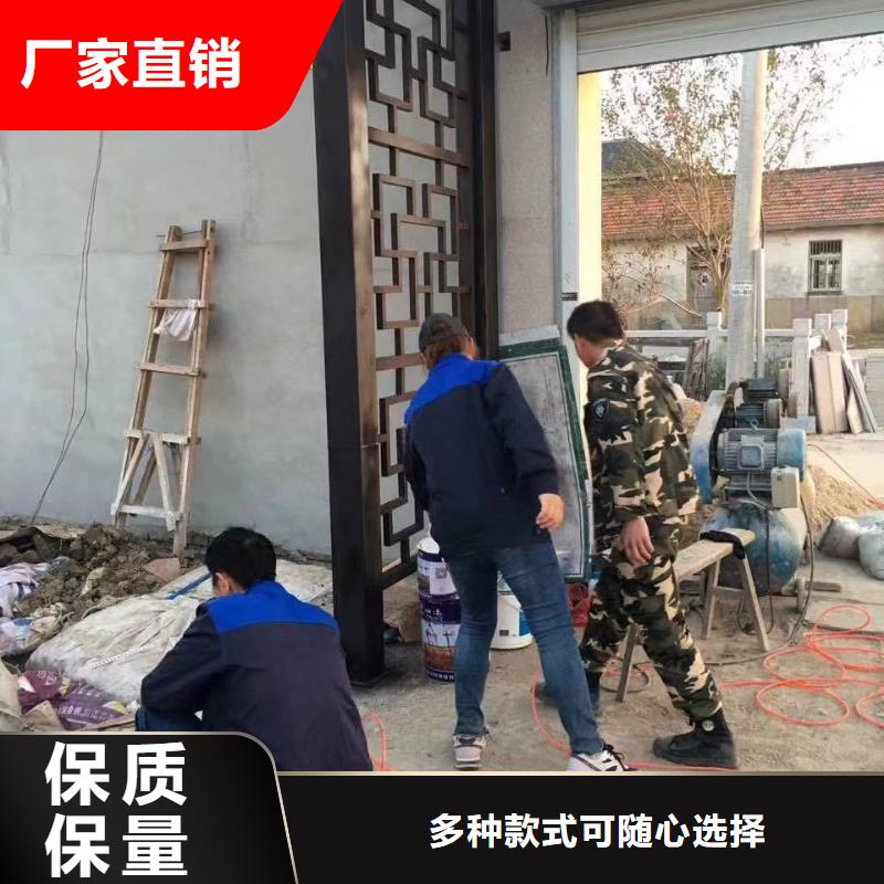 中式铝代木古建彩铝成品天沟N年生产经验同城制造商