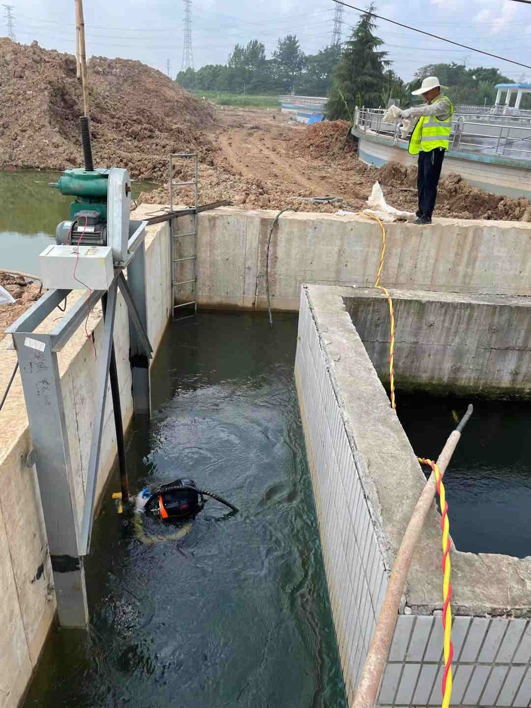 水下拆除管道砖墙施工(诚信合作)