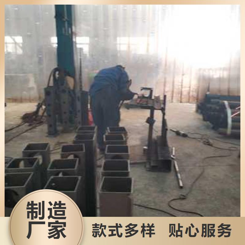 不锈钢碳素钢复合管护栏桥梁防撞护栏厂细节展示本地厂家