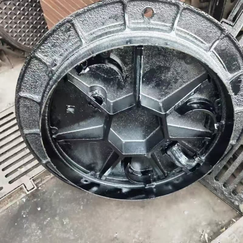 球墨铸铁井盖防沉降球墨铸铁井盖用心做产品