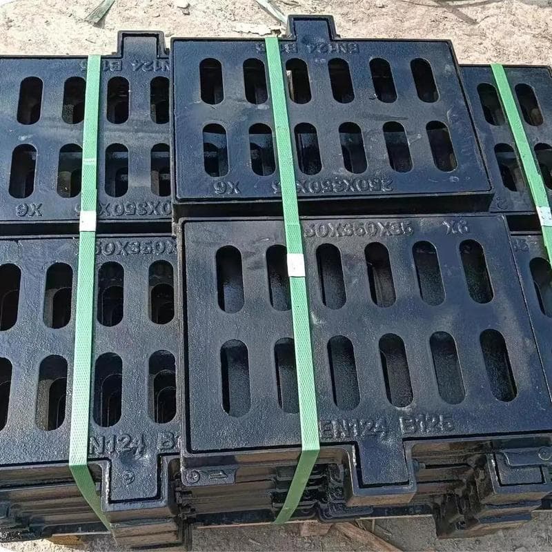 球墨铸铁篦子沟盖板400x500下水道篦子生产安装