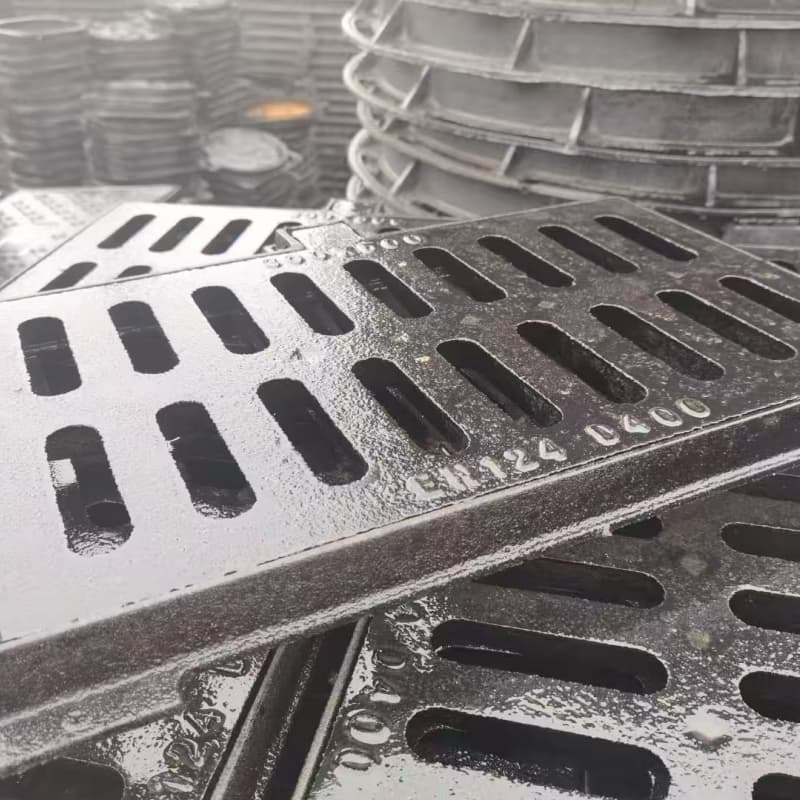 球墨铸铁篦子沟盖板400x700下水道盖板颜色尺寸款式定制