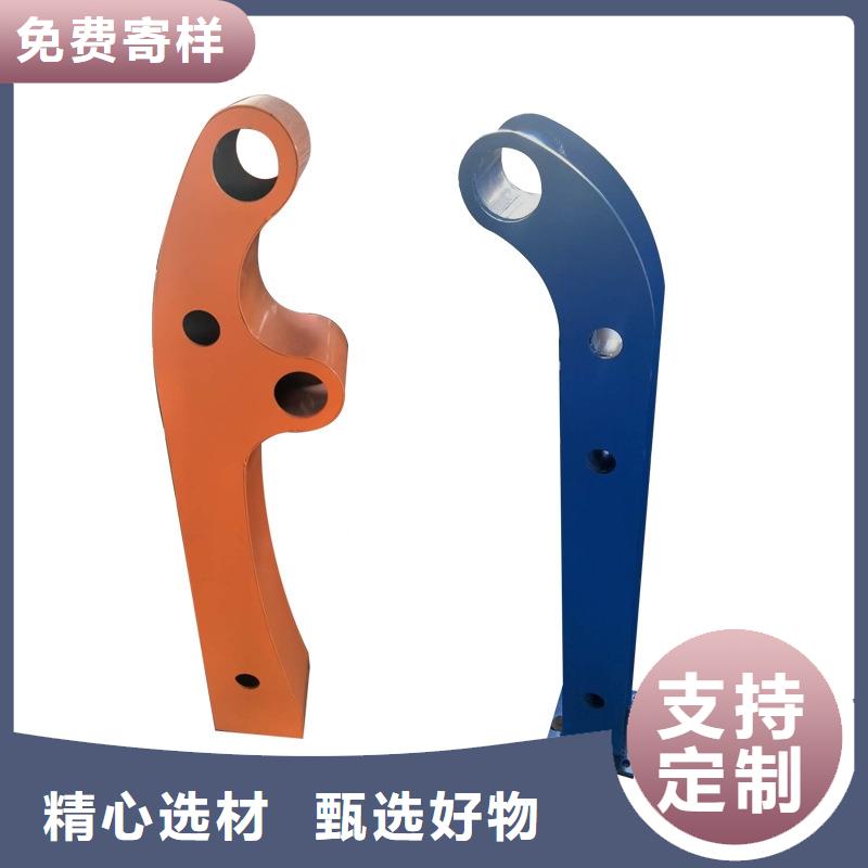 桥梁栏杆_钢背木护栏真材实料支持大小批量采购