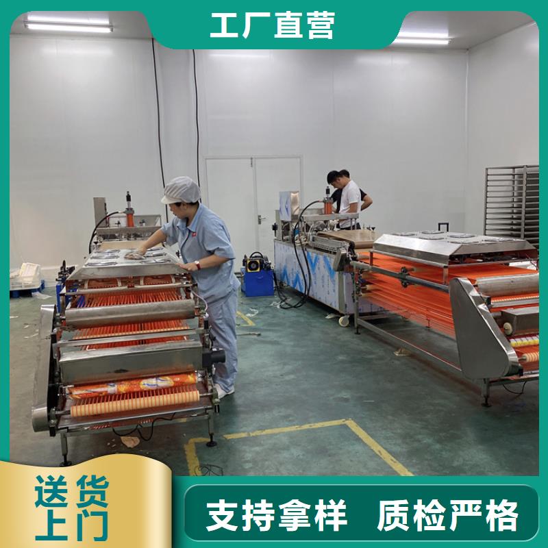 全自动烙馍机鸡肉卷饼机工程施工案例使用方法