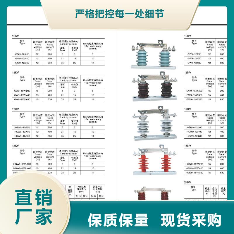 高压隔离开关三相组合式避雷器质量安心0中间商差价