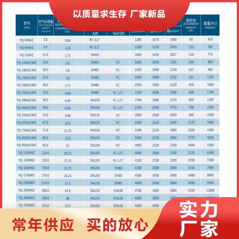 吸附式干燥机保养空压机支持非标定制满足客户需求