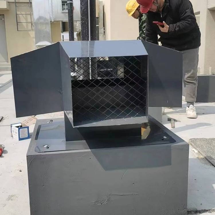 厨房烟道楼顶排烟适合台风地区本地范围厂家