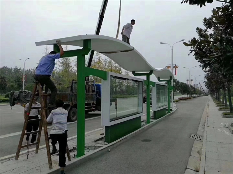 公交站台候车亭来样定制