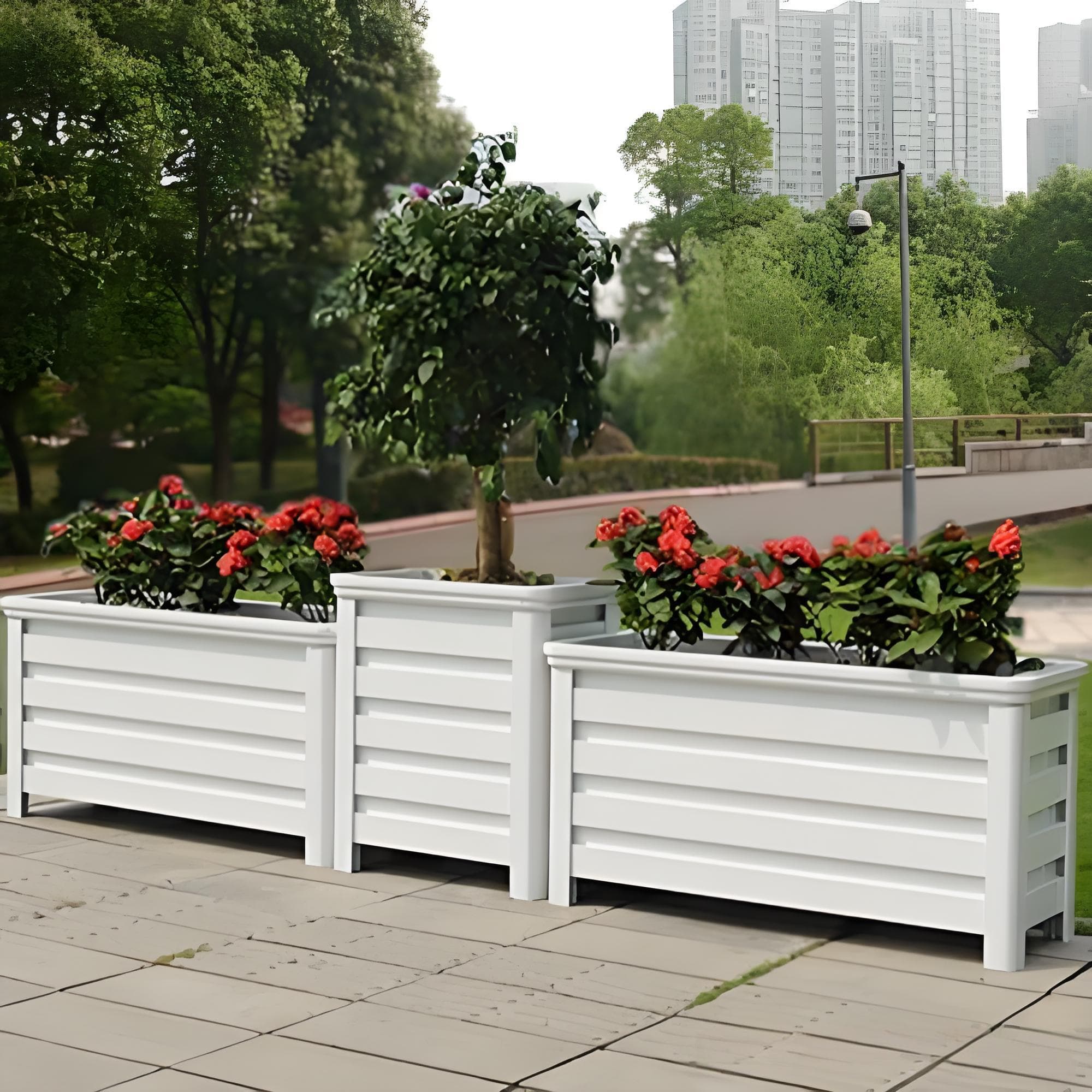 花箱公园卫生间质量为本