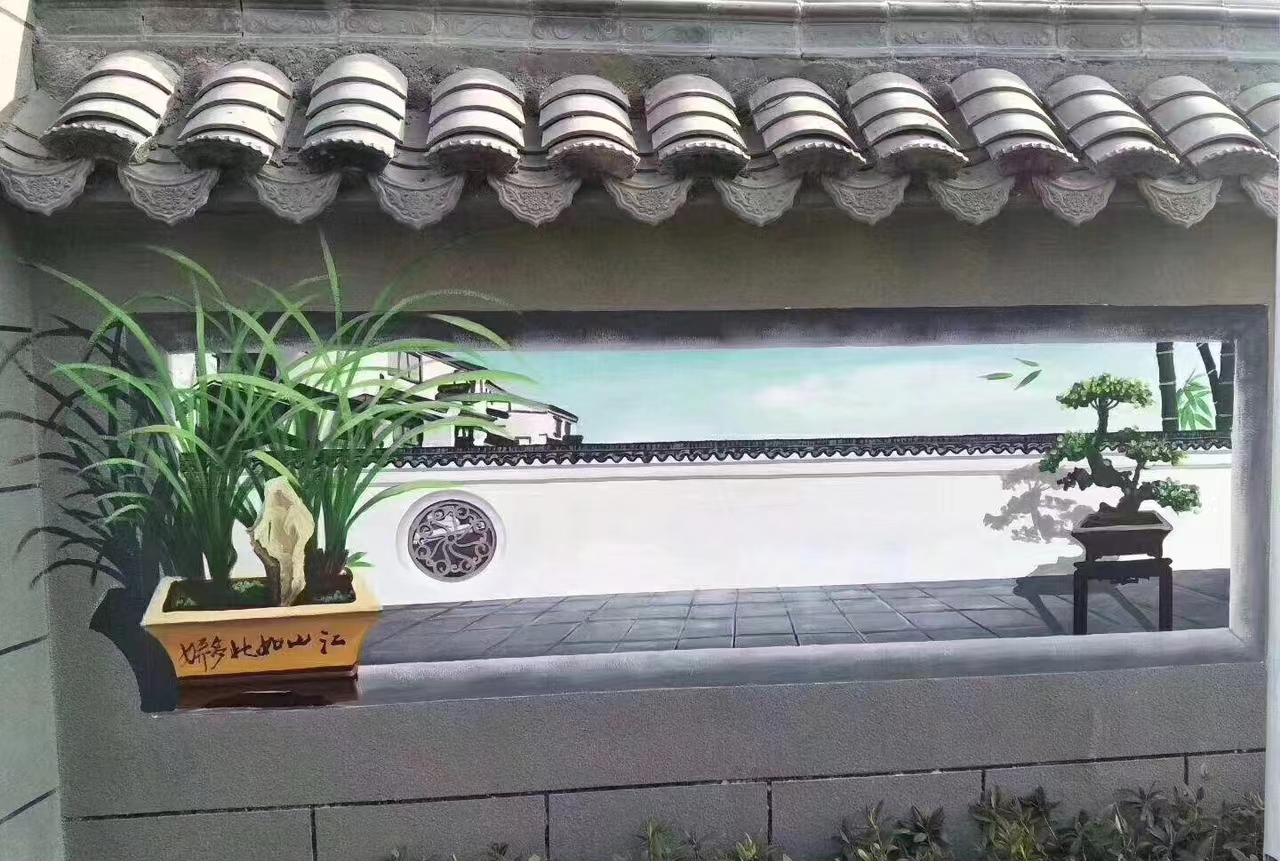 墙面绘画墙体绘画壁画公司团队