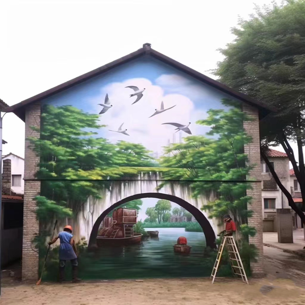 怀化会同靖州艺术墙绘壁画手绘墙工作室