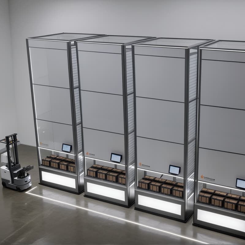 飞机机库零部件的升降智能柜量大从优星龙牌