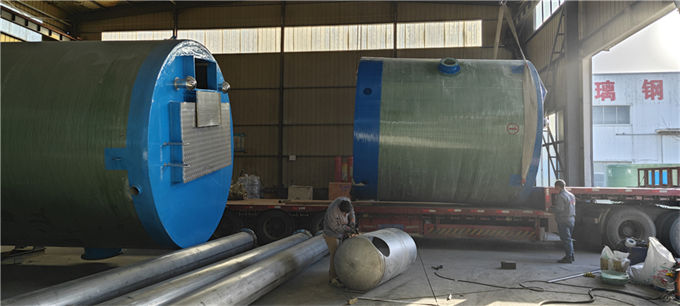 一体化泵站_玻璃钢污水泵站产品性能